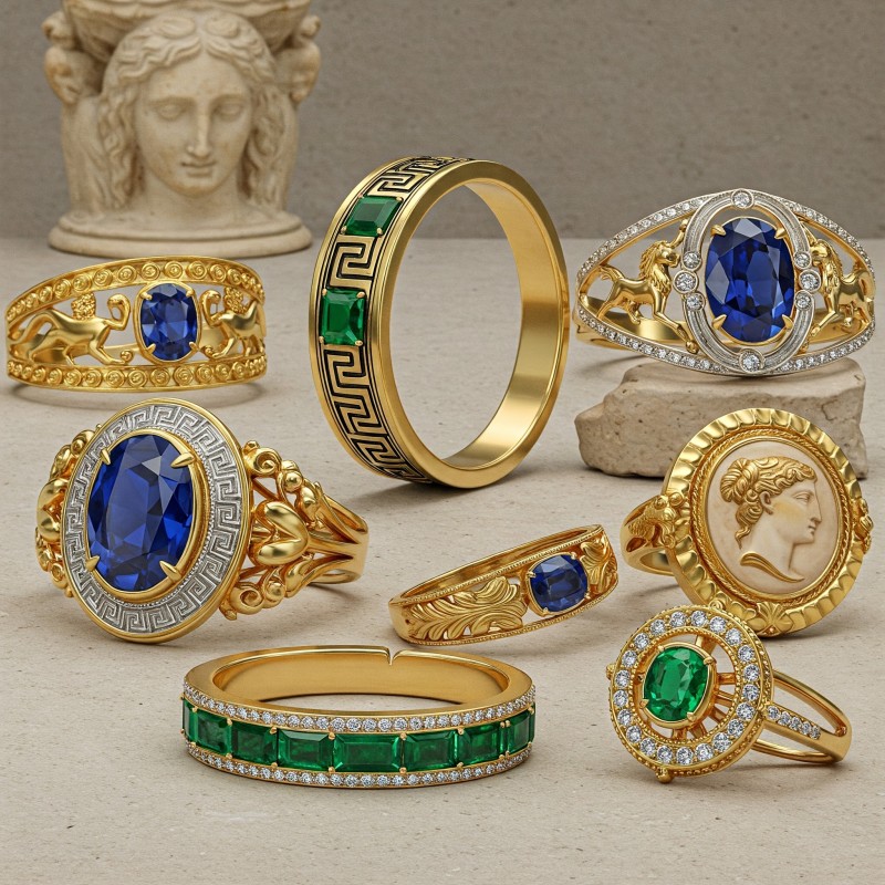 Ancient Greek and Roman gemstone jewellery